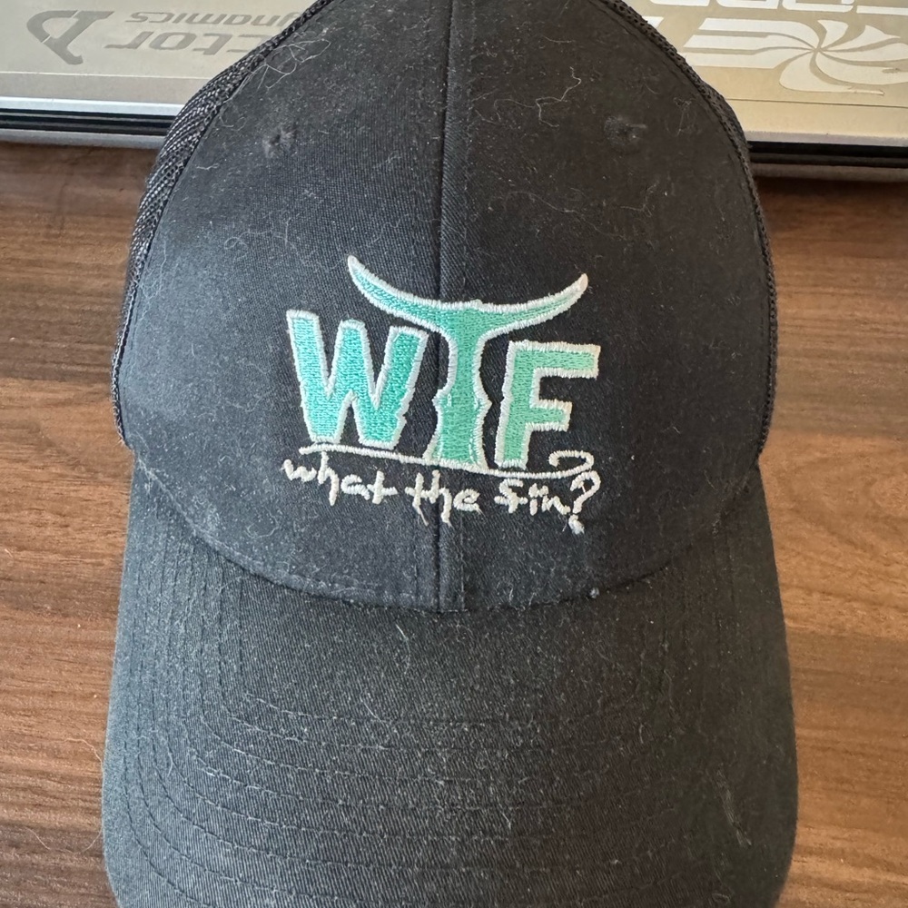 Black What The Fin? Cap